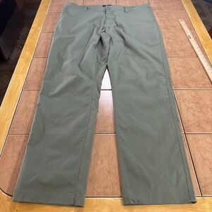 Bluffworks Ascender Tailored Fit Mens Green Pants Sz 38 x 32 Polyester